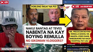 HALA BANTAG AT TEVES NABENTA NA KAY BOYING REMULLA NG ISKONIAN VLOGGERS 581 [upl. by Diogenes]