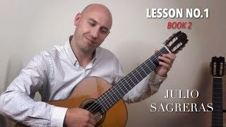 Sagreras  Book 2 Lesson No1  Classical Guitar Study  Played by Jonathan Richter [upl. by Kale464]