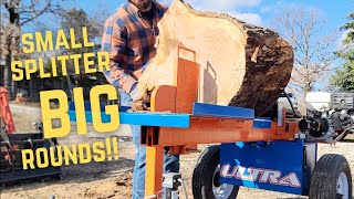 Can Eastonmade Ultra Wood Splitter Handle Massive Firewood [upl. by Schroder852]