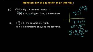 Monotonicity of a function in an interval [upl. by Yurt933]