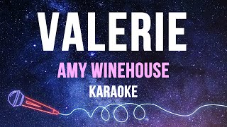 Amy Winehouse  Valerie Karaoke with Lyrics [upl. by Aitsirk]