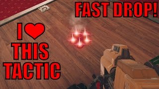 Fast Drop Tactic Is Amazing  Rainbow Six Siege Gameplay w Serenity17 amp TheGodlyNoob [upl. by Lilithe]