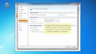 How to configure and use One Touch Backup [upl. by Fennie]