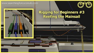 sailboat rigging for beginners 3 reefing the mainsail [upl. by Leinod]