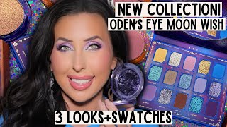 Odens Eye Solmane II Moon Wish Collection  3 Looks amp Face Swatches  NEW Blushers amp Highlighters [upl. by Eimot]