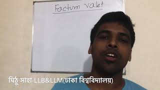 Factum Valet Principle  Hindu Law  Doctrine of Factum Valet Hindu Law  Factum Valet details [upl. by Adallard]