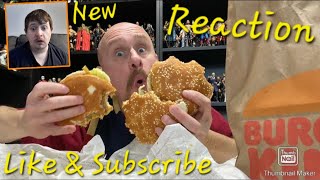 Reaction Epic 3 New Burger King Whoppers My Review [upl. by Kaufman]