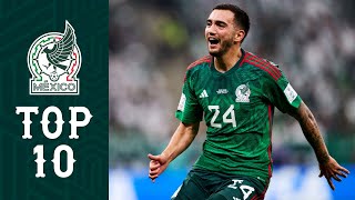 Top 10  Mejores Goles de Selección Mexicana en 2022 [upl. by Silevi406]