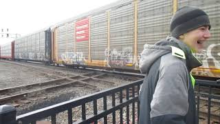 CN durand michigan with illinois central life saver [upl. by Koblas]