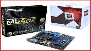 UNBOXING ASUS M5A78LM LXBR AM3 FX SUPORT [upl. by Htrahddis]