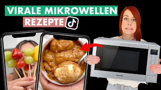 Ich teste virale MIKROWELLEN Rezepte von TikTok [upl. by Valli]