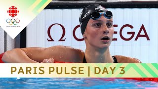 Canadas first gold medal McIntosh back in the pool  Paris Pulse  Day 3  paris2024 [upl. by Procter]