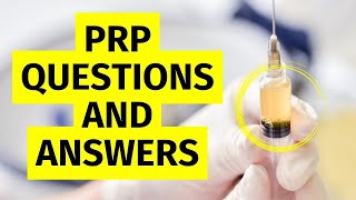 Top 10 Questions About Platelet Rich Plasma PRP Injections [upl. by Nalyr]