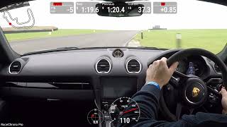 Porsche 718 GT4 PDK Anglesey Coastal Track Day 230924 Fast Lap Damp [upl. by Fransis236]