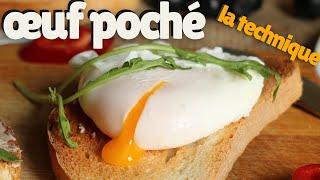 🥚Œuf poché  la technique infaillible tuto cuisine [upl. by Bozovich]