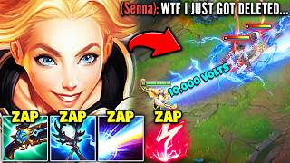 THIS LUX BUILD IS ACTUALLY GENIUS MY LASER IS SUPERCHARGED TRIPLE ZAP ONE SHOTS [upl. by Anerbas]