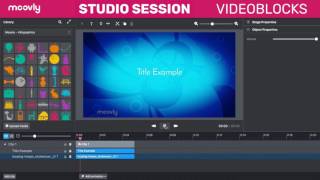 Moovly Studio Session 1  Videoblocks [upl. by Nirehtac]