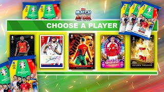 MATCH ATTAX EURO 2024 DRAFT Pack Opening Building a Team [upl. by Htor]