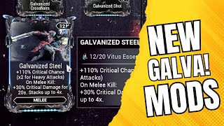 New Galvanized Mods for Melee in Warframe [upl. by Kraska33]