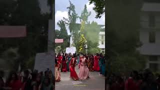 Kurchi Madathapetti Dance in College of Kerala  Guntur Kaaram Mahesh Babul Sreeleela  Thaman S [upl. by Annaitsirhc]