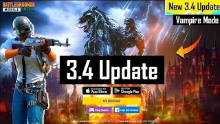 😱 OMG  34 UPDATE NEW VAMPIRE MODE FULL GAMEPLAY WITH DRACULA and WEREWOLF POWERS IN BGMIPUBG [upl. by Wilsey]