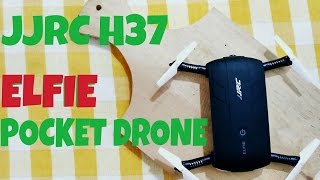 JJRC H37 ELFIE Drone SAKU muat dikantong UNBOXING [upl. by Acissej]