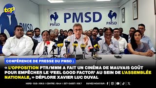 Conférence de presse du PMSD  « l’opposition PTRMMM a fait un cinéma de mauvais goût [upl. by Eldin]