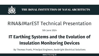 IT Earthing Systems and the Evolution of Insulation Monitoring Devices [upl. by Aerdnael330]