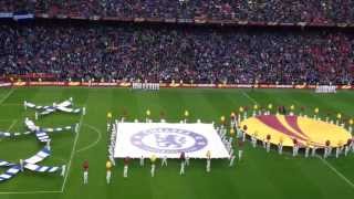 Europa League Final Amsterdam Arena Chelsea  Benfica Himne  players [upl. by Simson678]