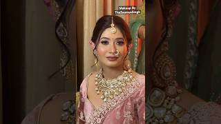 Airbrush Bridal Makeup mini Tutorial 🌸 by Saumya Singh [upl. by Latton]