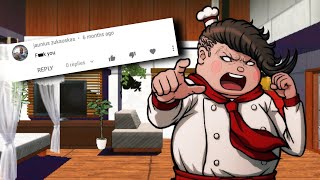 Teruteru reads hate comments  Danganronpa 2 Goodbye Despair Meme [upl. by Reahard269]