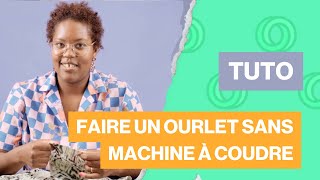 Comment faire un ourlet sans machine à coudre  SPOILER  CEST HYPER SIMPLE [upl. by Leiser]