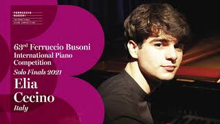 Elia Cecino  Solo Finals  Ferruccio Busoni International Piano Competition [upl. by Meredi]