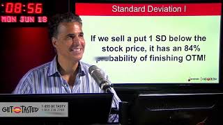 Standard Deviation Short Put 1 SD below Stock Price  84 Probability of Closing OTM [upl. by Arraek787]