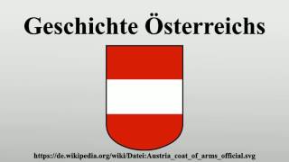 Geschichte Österreichs [upl. by Santana]