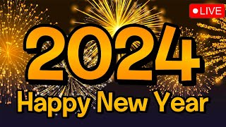 New Years 2024 LIVE Countdown  All Time Zones [upl. by Cohette]