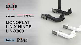 FEATURE Learn More About our Monoflat LINX Hinge LINX800  Sugatsune Global [upl. by Sharpe]