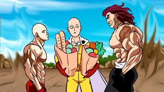 If Saitama Was In Baki And Met Yujiro Hanma Part 2… [upl. by Onihc]