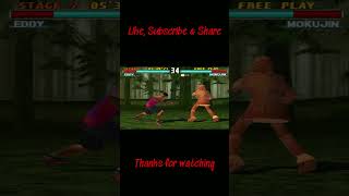 Tekken 3 Eddy Vs Mokujin retrogaming [upl. by Ehgit]