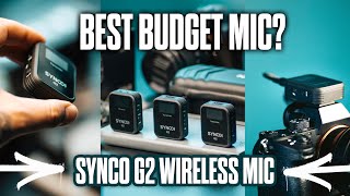 BEST BUDGET wireless MICROPHONE for camera SYNCO G2 A1 amp A2 [upl. by Haden]