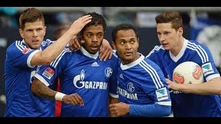 FC Schalke 04  Hamburger SV 41 Bundesliga 31 Spieltag Saison 20122013 [upl. by Atwekk245]