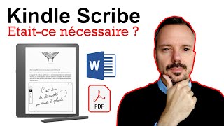 Liseuse Kindle Scribe OFFICIEL [upl. by Macdonald]