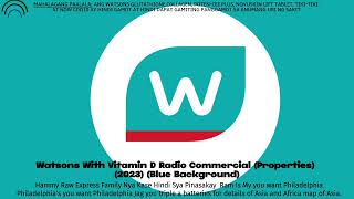 Watsons With Vitamin D Radio Commercial Properties 2023 Lames Question [upl. by Attenna762]