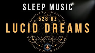 BLACK SCREEN SLEEP MUSIC ☯ 528 hz Healing Frequency ☯ Lucid Dreaming amp Full Body Healing [upl. by Monreal]