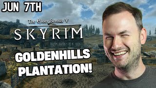 Goldenhills Plantation  Skyrim Legacy of the Dragonborn [upl. by Amari]