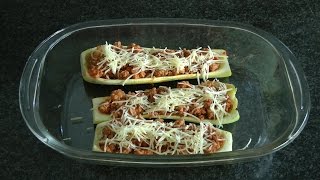 Gevulde courgette met gehakt eenvoudig recept [upl. by Atiugal732]