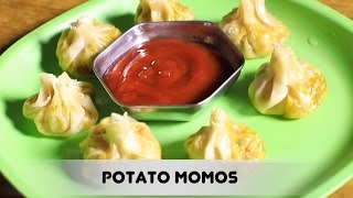 Making Potato Momos Easily at Home with Easy Chutneys  Super Tasty Snack [upl. by Ruby662]