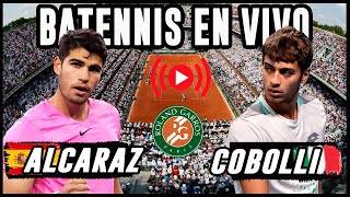 Djokovic vs Kovacevic  Alcaraz vs Cobolli  Roland Garros 2023  EN VIVO [upl. by Emmit]