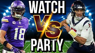 Vikings VS Texans Watch Party [upl. by Eimerej]