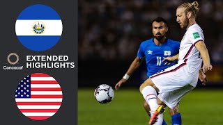 El Salvador vs USA Extended Highlights  CONCACAF World Cup Qualifying  CBS Sports Golazo [upl. by Peacock]